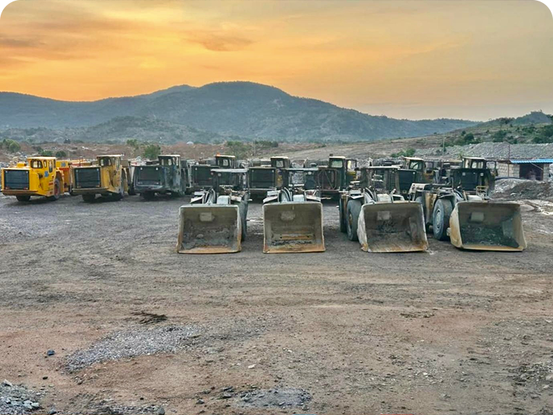 &Icirc;ncărcătoare și camioane pentru minerit subteran la proiectul FAMBITION din Nigeria