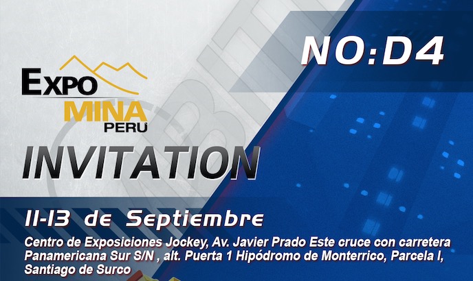 Invitație la ExpoMina Peru în perioada 11-13 septembrie 2024!