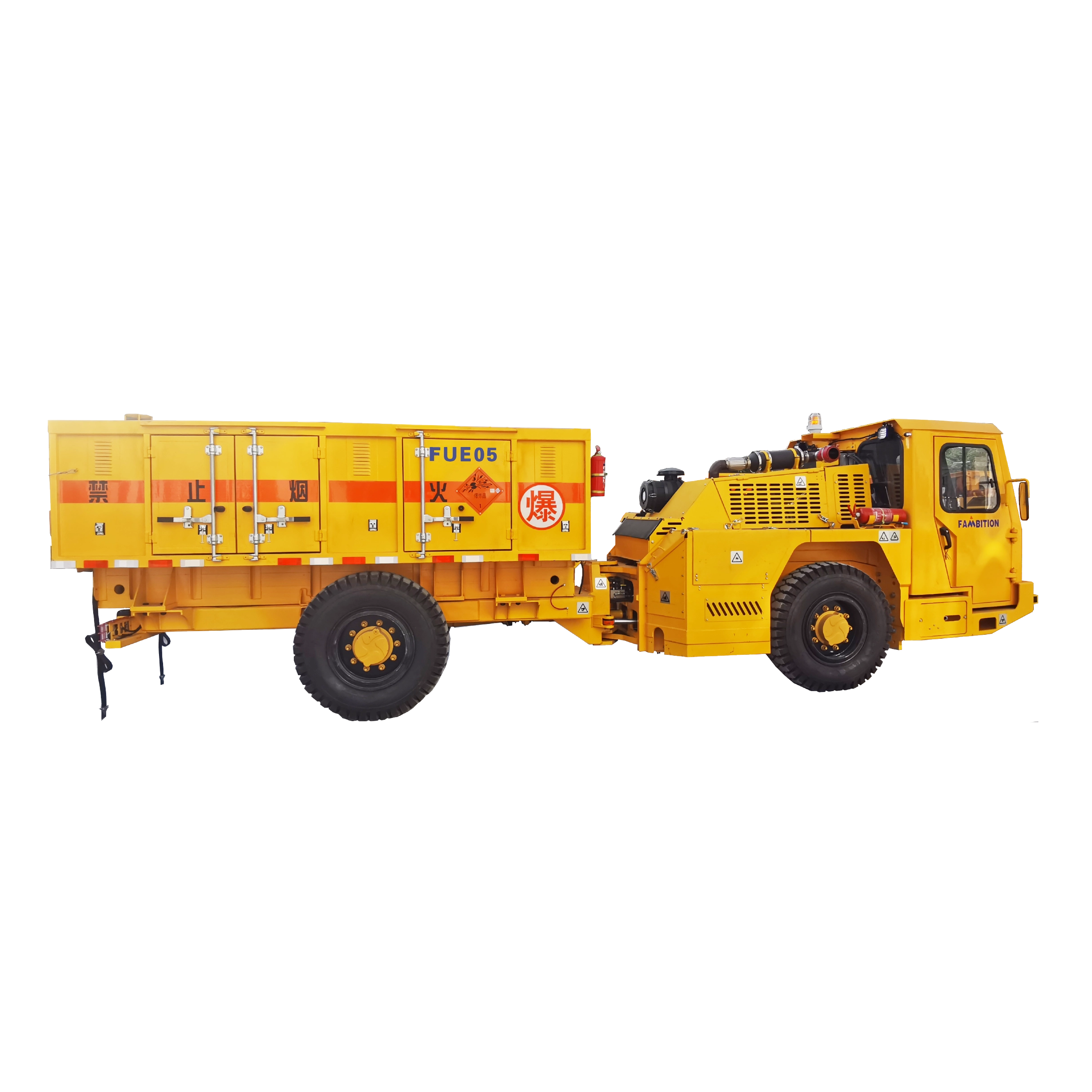 Underground Explosives Transport Vehicle Vehicul de transport subteran de explozivi